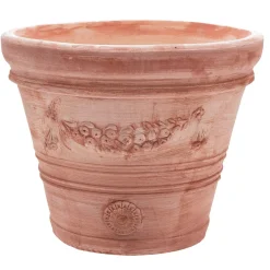 Vaso doppio bordo festonato 30 cm x 36 cm x 36 cm
