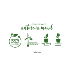 Vaso Elho Jazz Round Bianco Ø 26 x B 26 x H 24 cm interno