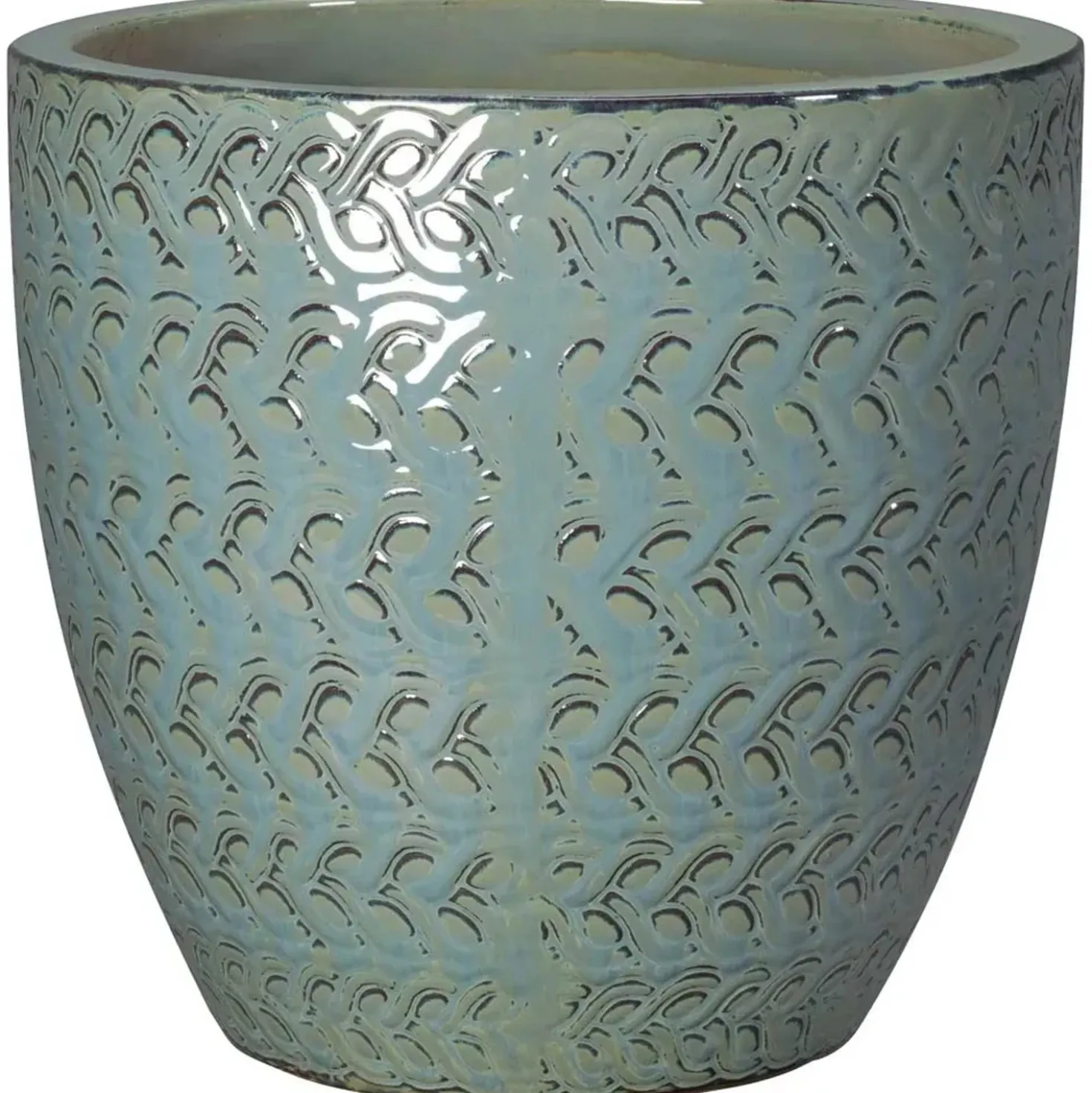 Vaso in terracotta smaltata Woolly Deroma Ø 37 cm