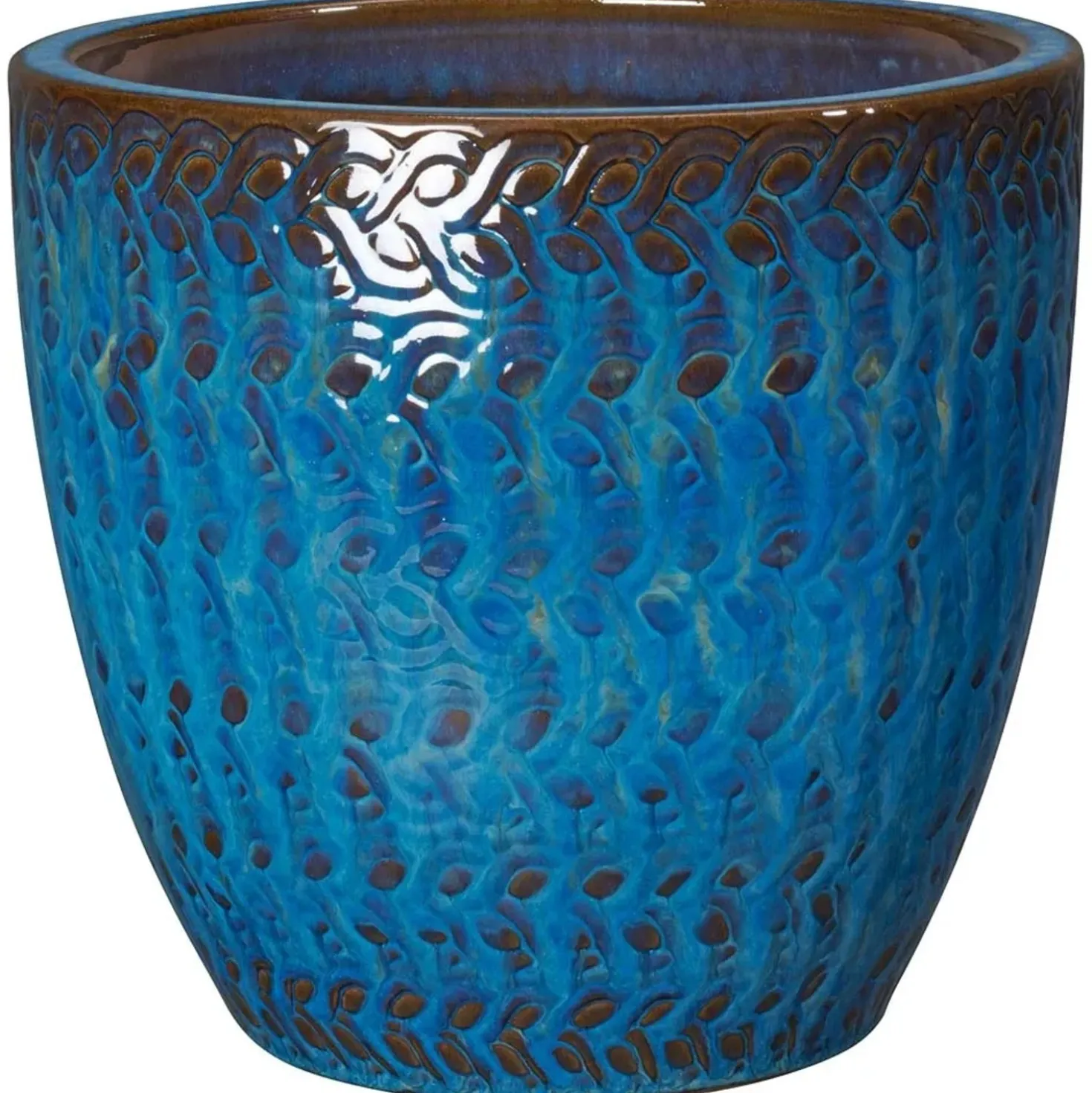 Vaso in terracotta smaltata Woolly Deroma Ø 23 cm