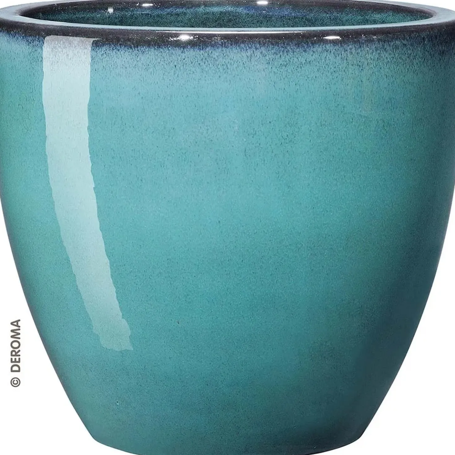 Vaso in terracotta smaltata Azulejos Deroma Ø 28 cm