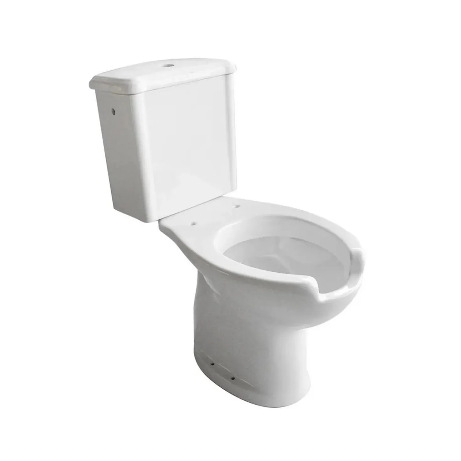 Vaso monoblocco per disabili con cassetta scarico a muro