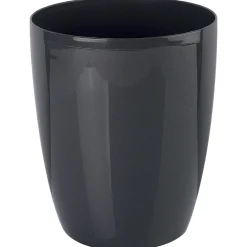 Vaso ORCHID colore antracite in plastica cm 13