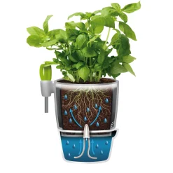 Vaso per erbe aromatiche Elho Brussels All-in 1 Ø 13x22 cm bianco