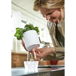 Vaso per erbe aromatiche Elho Brussels All-in 1 Ø 13x22 cm bianco
