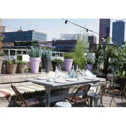 Vaso per piante alto Elho Loft Urban Ø 42 cm antracite