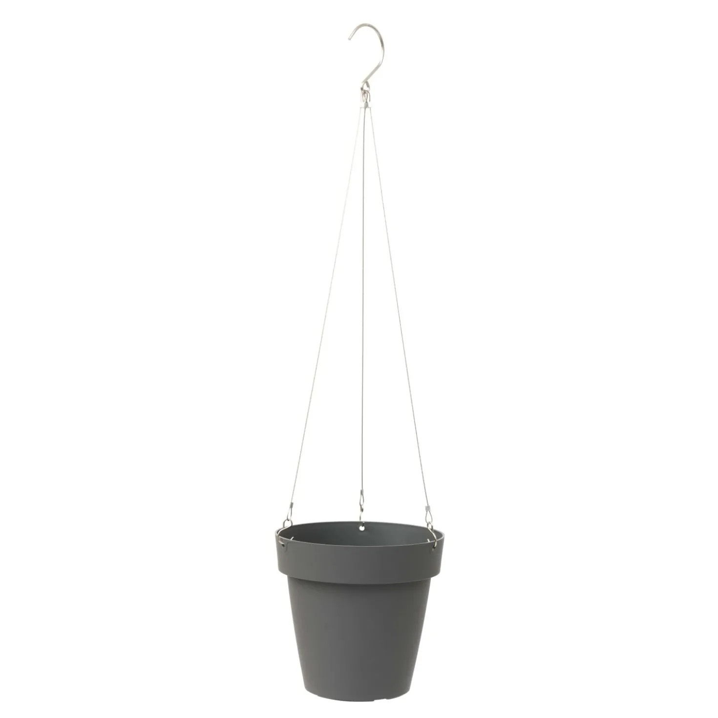 Vaso per piante da appendere Mymood Air 20 cm grigio plastica riciclata