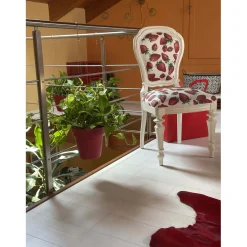 Vaso per piante da appendere Mymood Air 20 cm rosso plastica riciclata