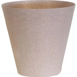 Vaso per piante Eco Wood in plastica Ø 30 cm bianco