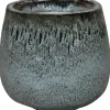 Vaso per piante in ceramica 14x14 cm nero