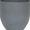 Vaso per piante Sandstone in cemento Ø 31,5 x 30 cm grigio
