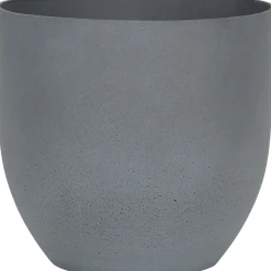 Vaso per piante Sandstone in cemento Ø 31,5 x 30 cm grigio