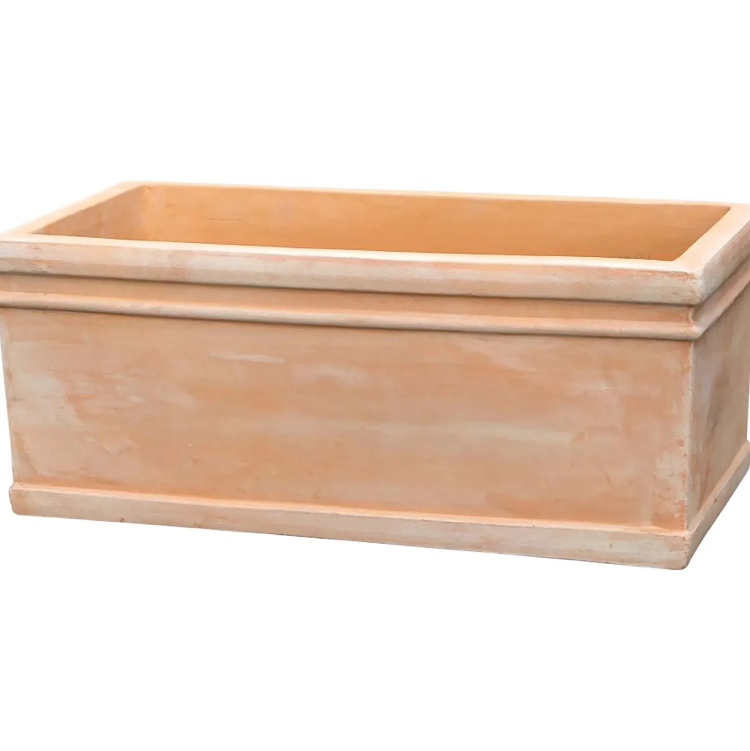Vaso rettangolare CHI 56x28,5x21,5 cm terracotta