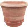 Vaso rotondo Firenze in terracotta 30 cm