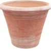 Vaso rotondo Lucca in terracotta 25 cm