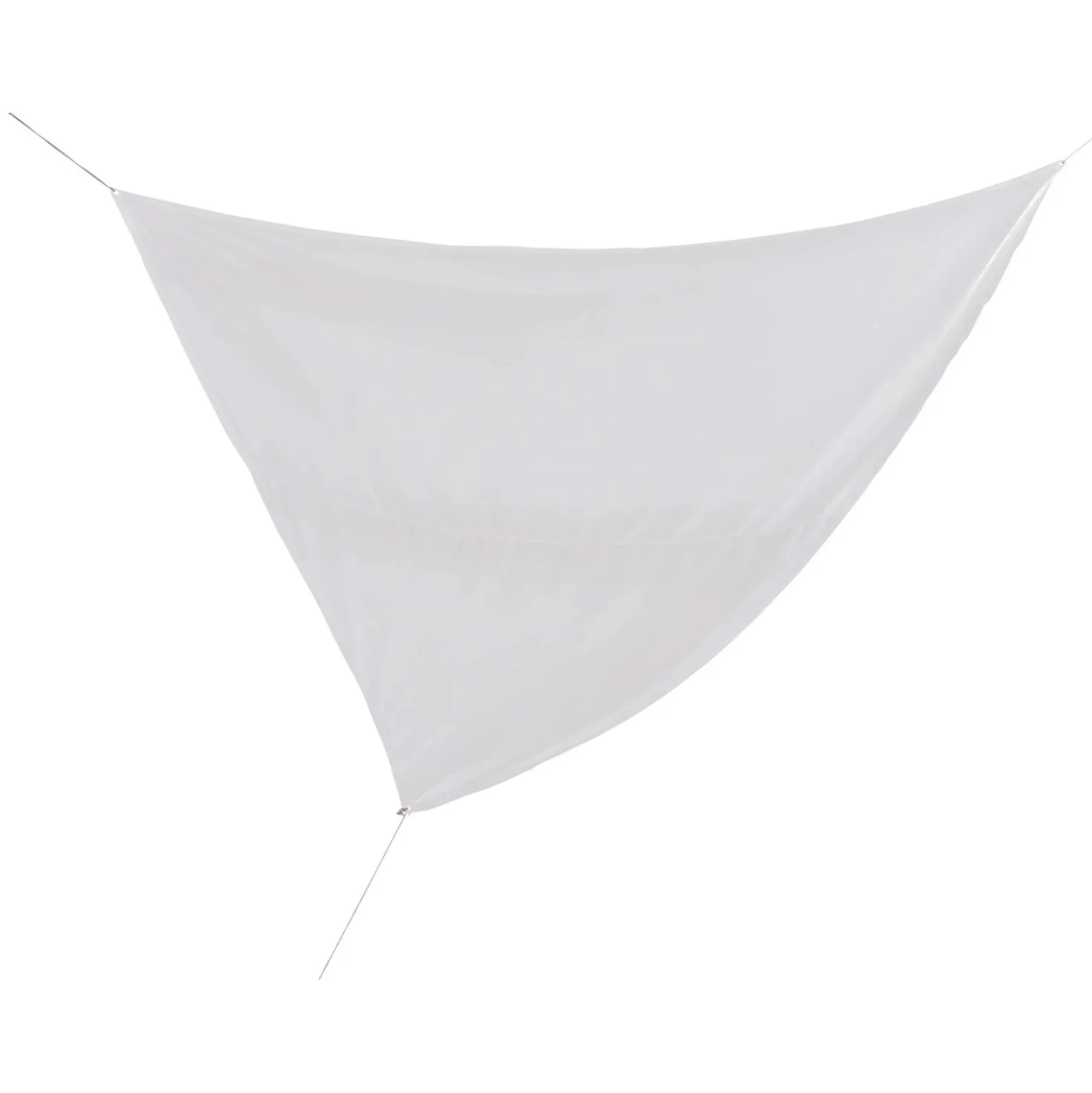 Vela ombreggiante triangolare 5x3,6x3,6 m bianca