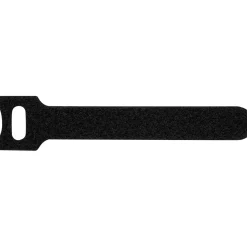 Velcro adesivo a strappo 125 x 16 mm nero 5 pz