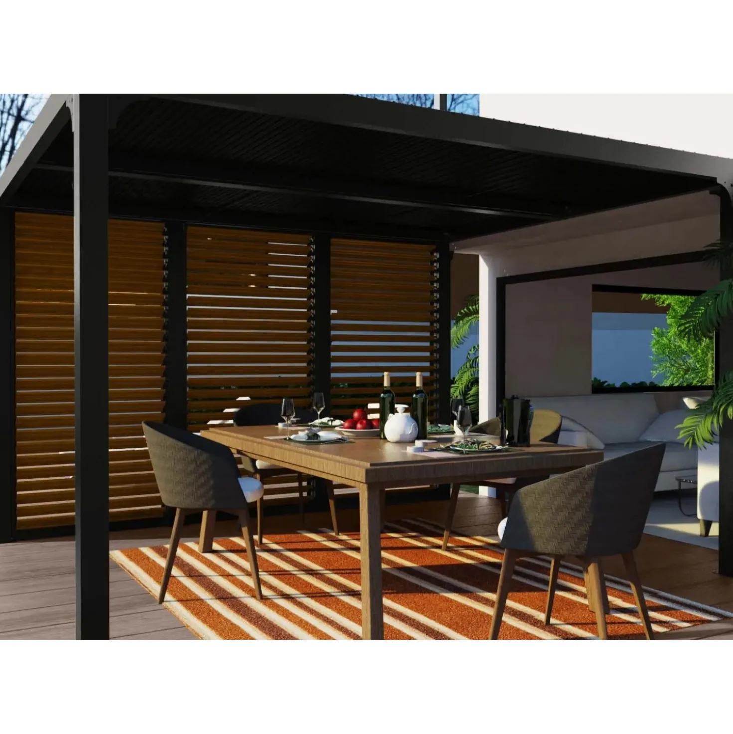 Veneziana in alluminio 360 cm simil legno 3630 e 3660