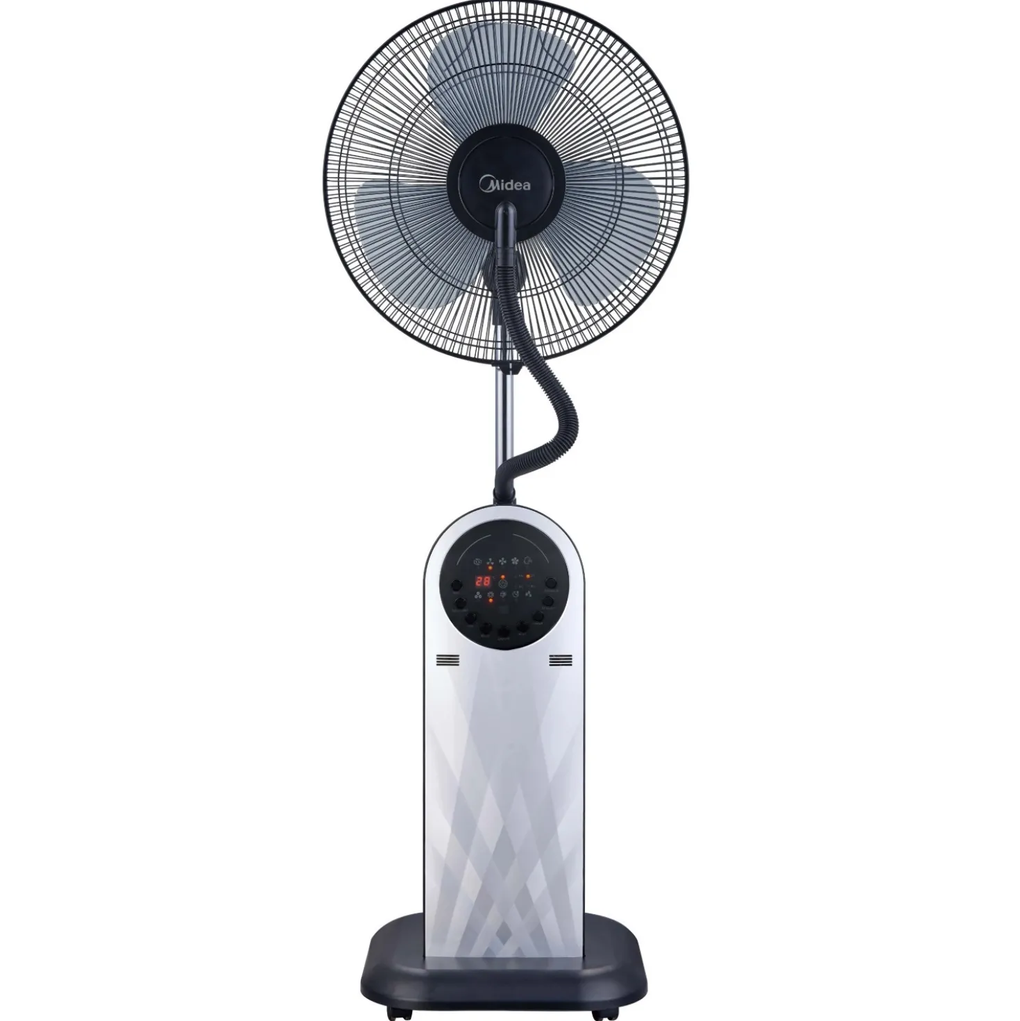Ventilatore a piantana 3 pale Ø 40 cm grigio