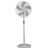 Ventilatore a piantana 5 pale Ø 40 cm bianco