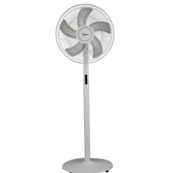 Ventilatore a piantana 5 pale Ø 40 cm bianco