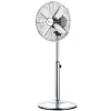 Ventilatore a piantana Vinco 4 pale 40 cm acciaio cromato