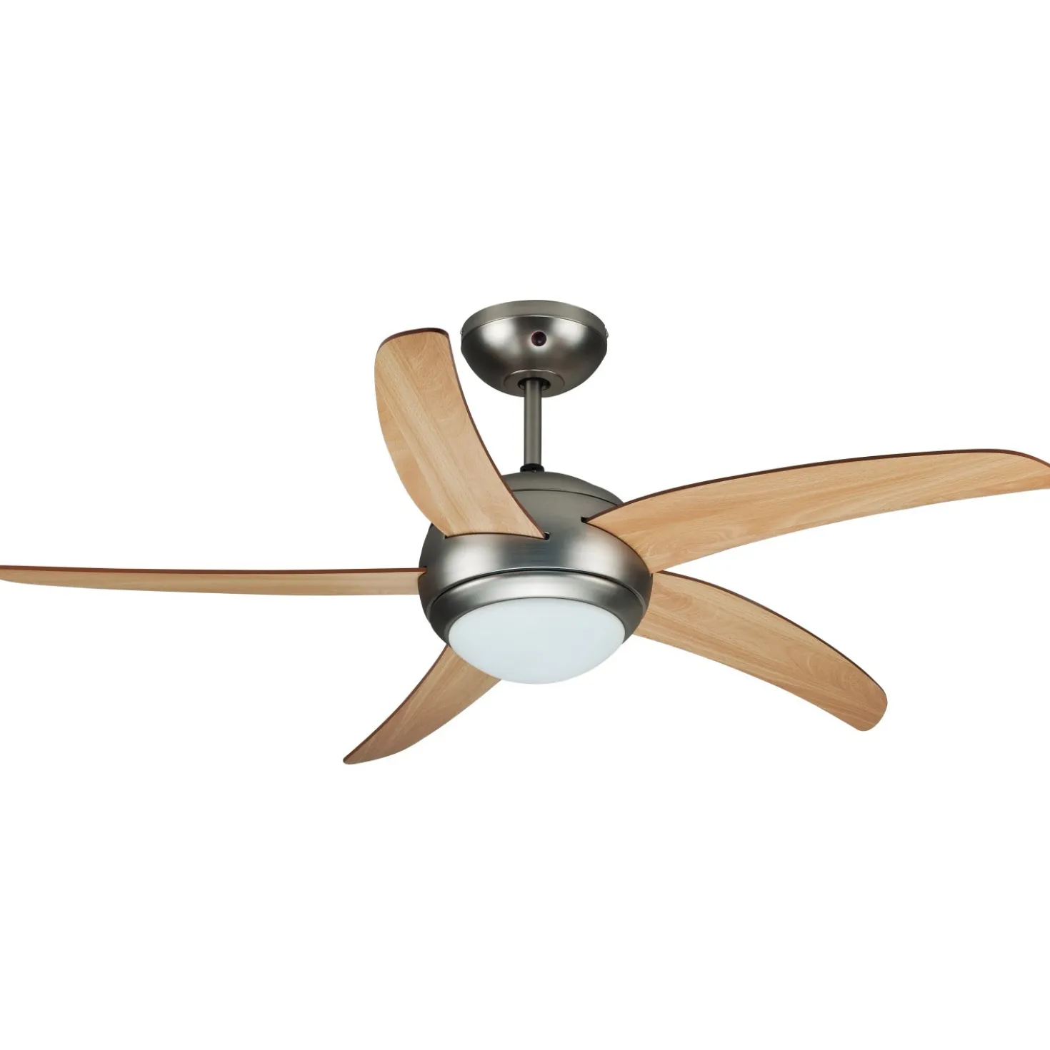 Ventilatore a soffitto 5 pale Ø 132 cm frassino