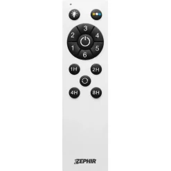 Ventilatore a soffitto 4 pale Ø106 retrattili LED Zephir Zfl4106b