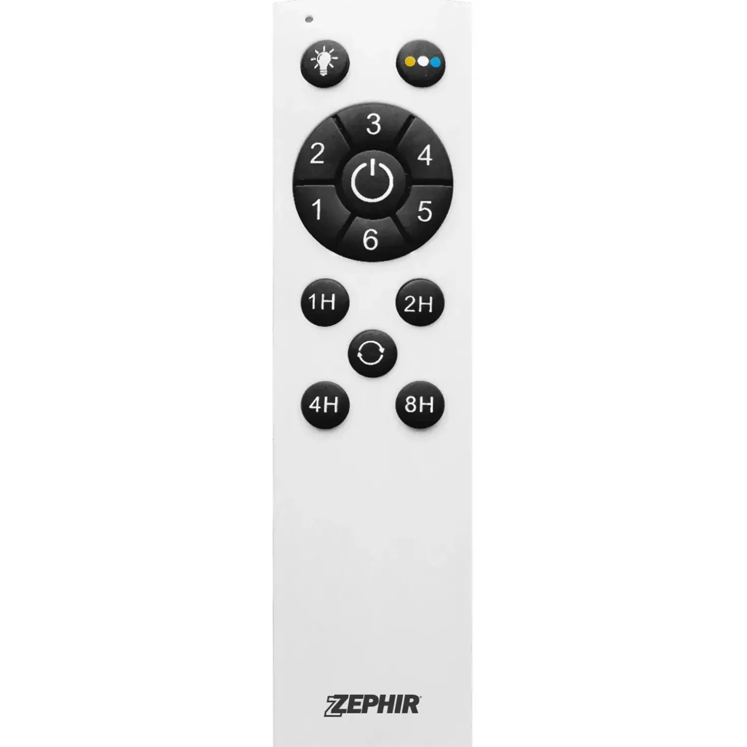 Ventilatore a soffitto 4 pale Ø106 retrattili LED Zephir Zfl4106b