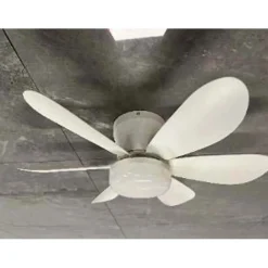 Ventilatore a soffitto 6 pale Ø 52 cm bianco
