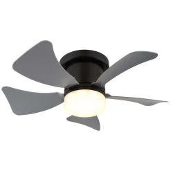 Ventilatore da soffitto con luce LED dimmerabile Ø 40,6 cm grigio