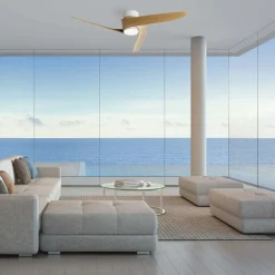 Ventilatore da soffitto con luce LED 24W Groendlands ventilatore 30W
