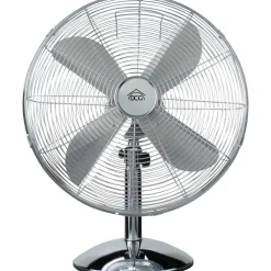 Ventilatore da tavolo 4 pale Ø 40 cm cromo