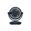 Ventilatore da tavolo 3 pale Ø 20 cm blu/nero