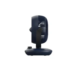 Ventilatore da tavolo 3 pale Ø 20 cm blu/nero