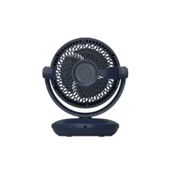 Ventilatore da tavolo 3 pale Ø 20 cm blu/nero