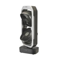 Ventilatore da tavolo Cordless USB due ventole 3 velocità 12W
