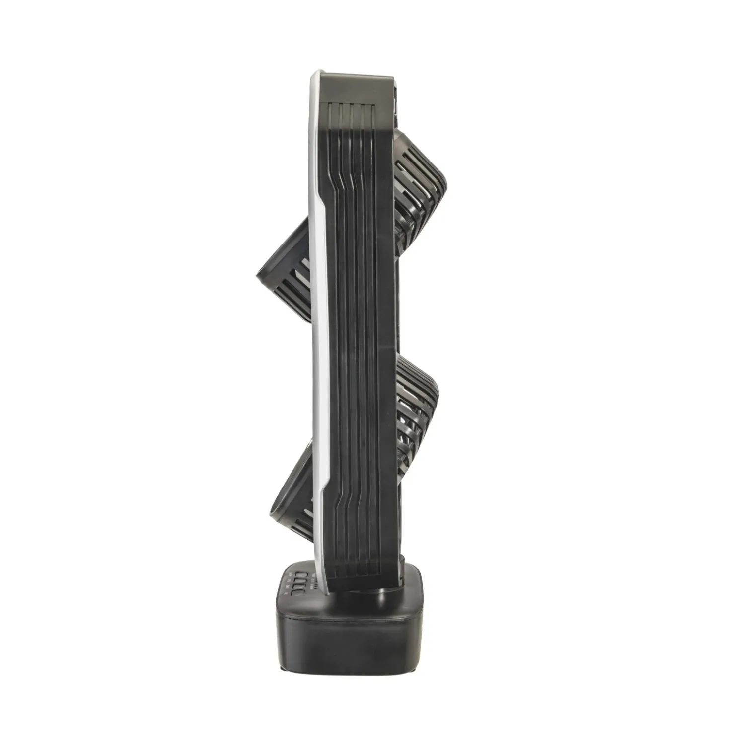 Ventilatore da tavolo Cordless USB due ventole 3 velocità 12W