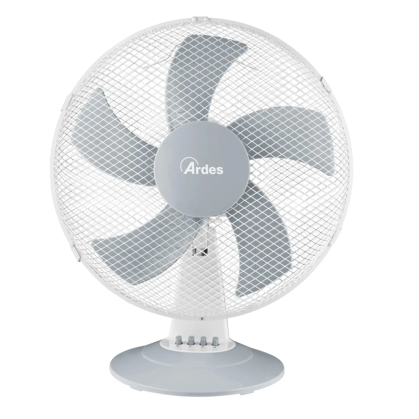 Ventilatore da tavolo Steelo 5 pale Ø 40 cm bianco