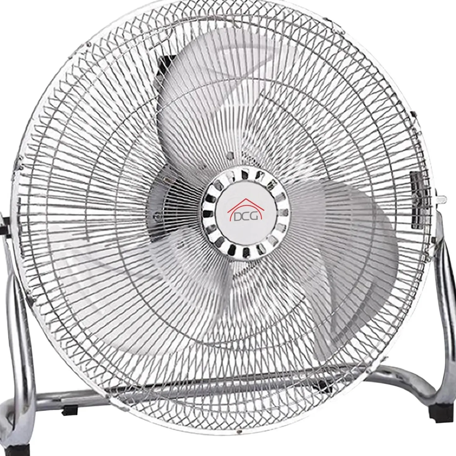 Ventilatore da terra 3 pale Ø 45 cm cromo