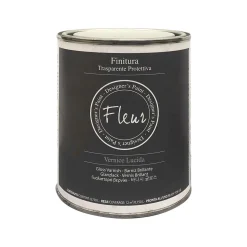 Vernice all`acqua Fleur V01 trasparente lucida 0,75 l