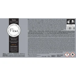 Vernice all`acqua spray Fleur V02 trasparente satinata UV 300 ml