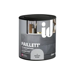 Vernice Paillett 500 ml argento id