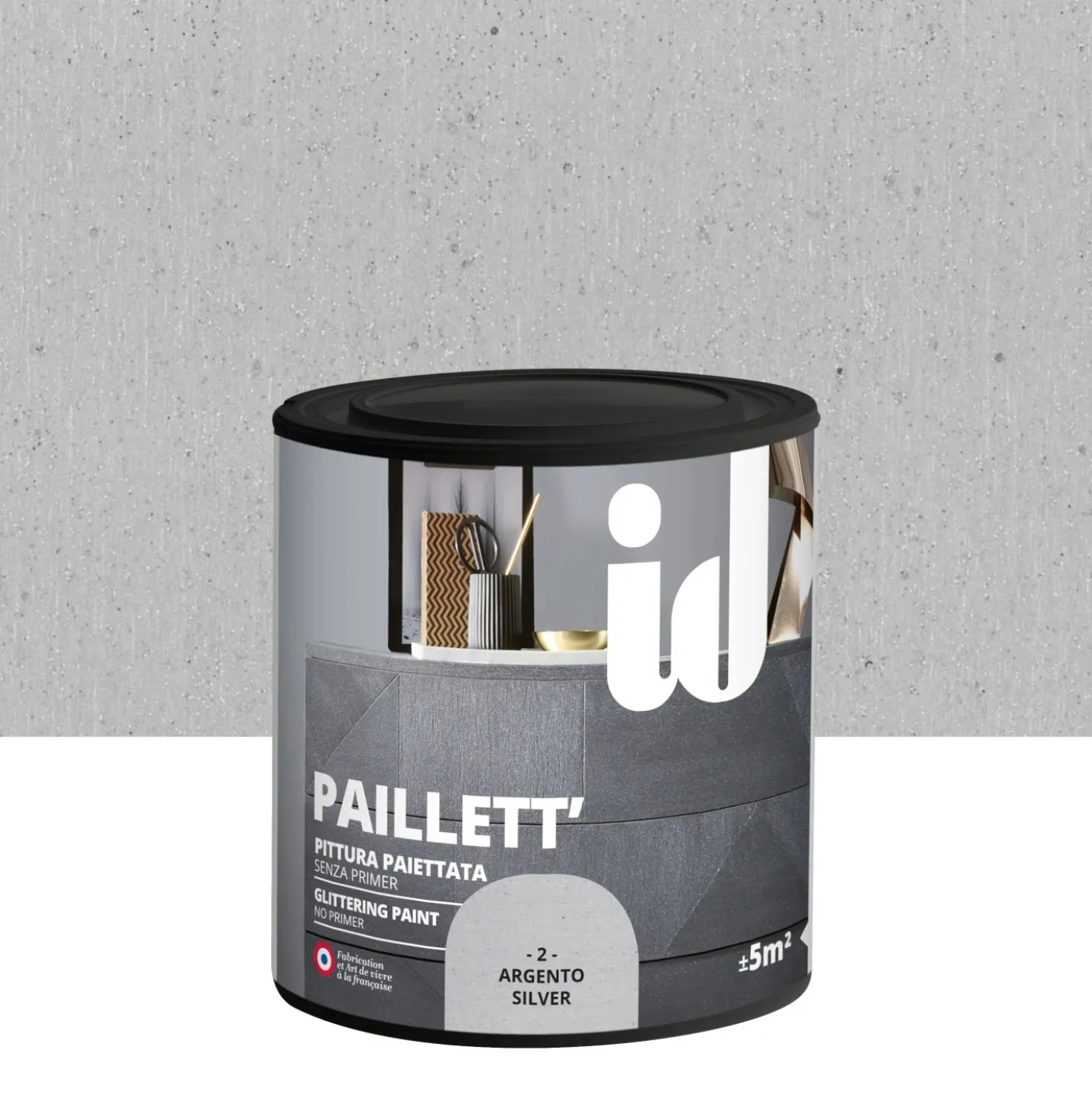 Vernice Paillett 500 ml argento id