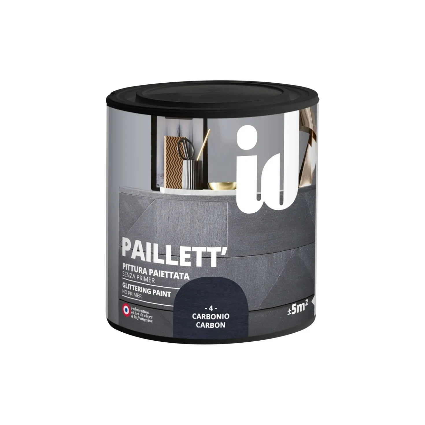 Vernice Paillett 500 ml carbone id