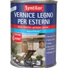 Vernice per legno da esterno satinato ad acqua rovere chiaro 250 ml
