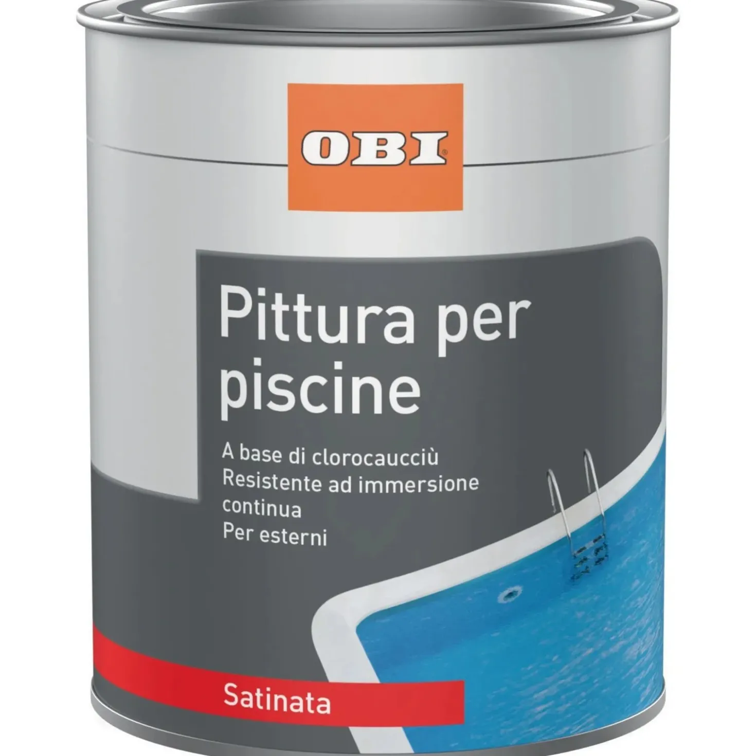 Vernice per piscina OBI satinata Verde mare 2,5 l