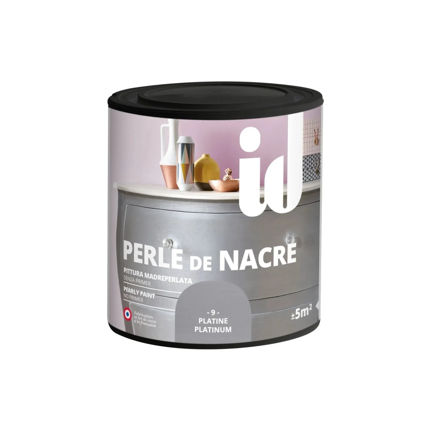 Vernice Perle Nacre 500 ml platino id