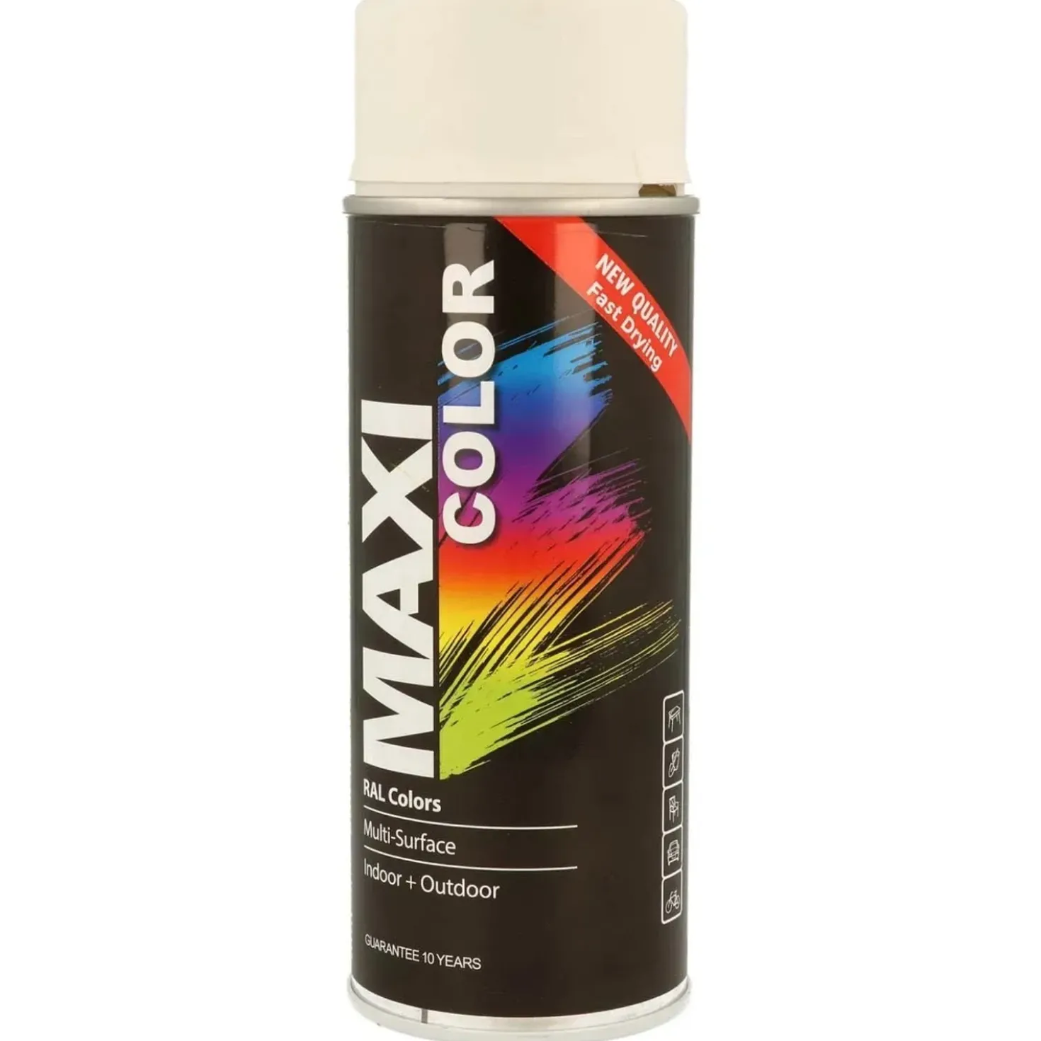 Vernice spray Maxi Bianco puro Opaco 400 ml