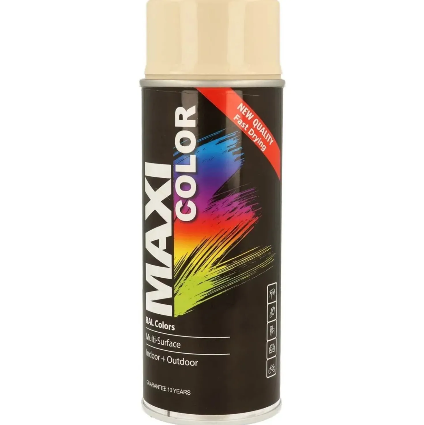 Vernice spray Maxi Color RAL 1015 avorio chiaro lucido 400 ml